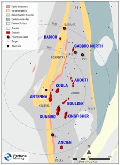 Fortuna durchteuft 7,3 g/t Au über 16,1 Meter und definiert zweiten unterirdischen Ausläufer bei Sunbird, Mine Séguéla, Elfenbeinküste