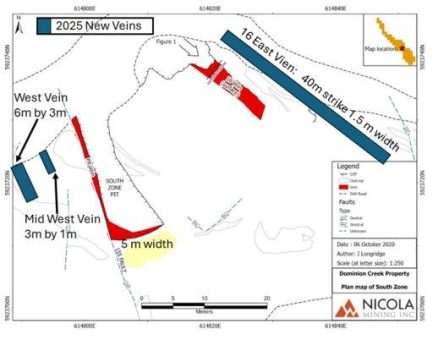 Nicola Mining stellt Update zum Goldprojekt Dominion bereit