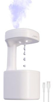 Carlo Milano Antigravity-LED-Luftbefeuchter, USB-C, 500 ml Wassertank