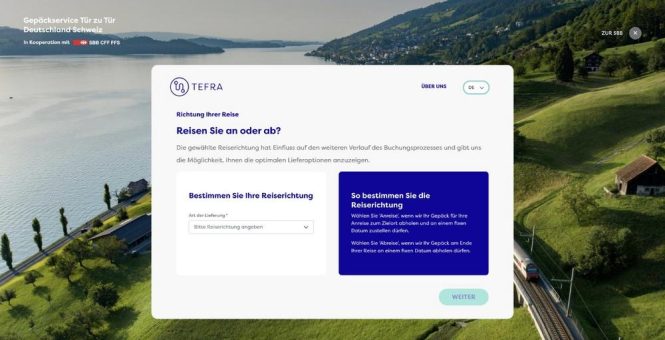 TEFRA wird offizieller Gepäckservice-Partner der SBB