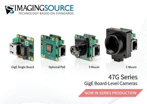 The Imaging Source 47G GigE-Boardkameras gehen in Serienproduktion