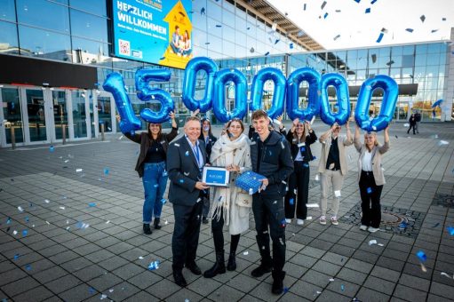 Messe Erfurt ehrt 15-millionsten Besucher