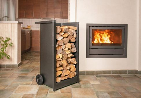 Kaminholzwagen für den einfachen Transport und die elegante Lagerung | KNOBLOCH