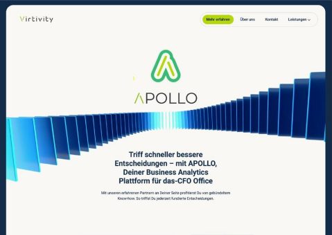 Hamburger BI-Planungsanbieter Virtivity mit neuem Internet-Auftritt