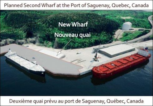 First Phosphate begrüßt die Investition der kanadischen Regierung in den Bau einer zweiten Anlegestelle im Hafen Saguenay