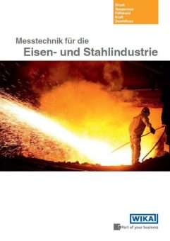 Broschüre für die Stahlindustrie: Messtechnik auf einen Blick