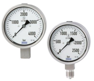 New high-pressure gauges qualified as the first in accordance with DIN 16001