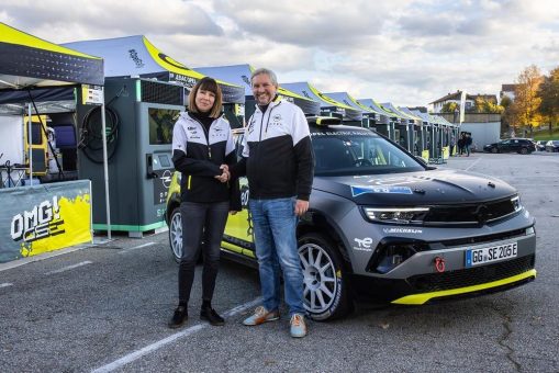 Grand Sport Electric: 2026 geht der ADAC Opel GSE Rally Cup mit dem neuen Opel Mokka GSE Rally an den Start