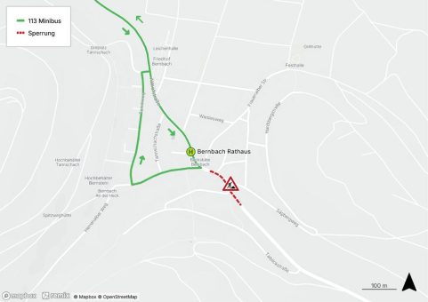 Kanalsanierung in Bernbach: Informationen zu den Vollsperrungen