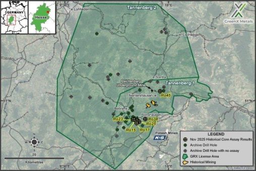 Moderne Untersuchungen bestätigen die historischen Kupfergehalte bei Tannenberg