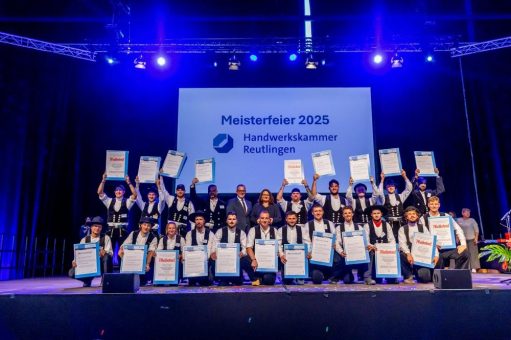 Zukunft in Meisterhand: Handwerkskammer Reutlingen ehrt 279 neue Meisterinnen und Meister