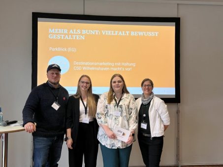 Wilhelmshaven: CSD Wilhelmshaven und WTF bringen Vielfaltsperspektive zum Deutschen Tourismustag