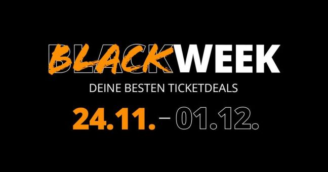Black Week DEALS bei Reservix – Bis zu 50% auf Erlebnisse sichern
