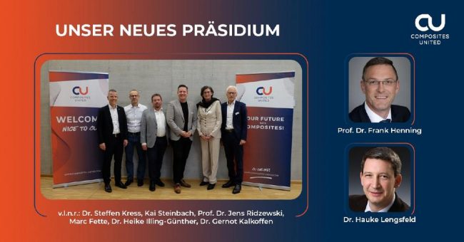 Ein Verband zeigt Geschlossenheit: Composites United stellt Weichen für eine resilientere Faserverbundbranche und wählt neues Präsidium