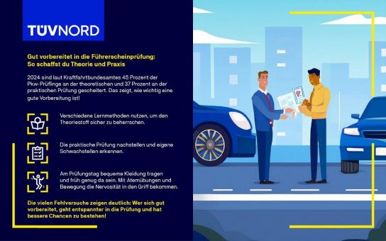So geht man gut vorbereitet in die Führerscheinprüfung