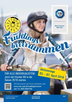 TÜV SÜD: Erst Plakette checken – dann in die Saison starten