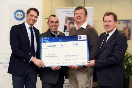 TÜV SÜD unterstützt Aktion gegen Leukämie