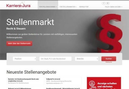 Deutscher Jura-Stellenmarkt – Internationale Anerkennung