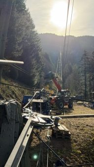 Nach fünfwöchiger Revision mit Tragseiltausch