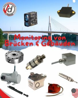 Kontinuierliches Monitoring von Brücken und Gebäuden mit den passenden Sensoren