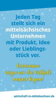 Adventskalender: Mittelsächsische Unternehmen wollen als starke Community gemeinsam Reichweite und Sichtbarkeit für sich und die Region aufbauen