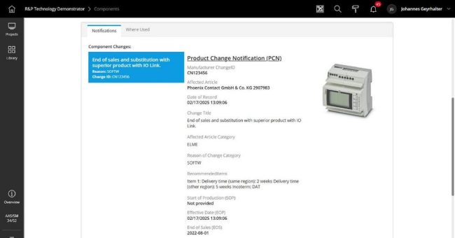 Mehr Transparenz im Engineering: Komponenten-Änderungen perfekt synchronisiert