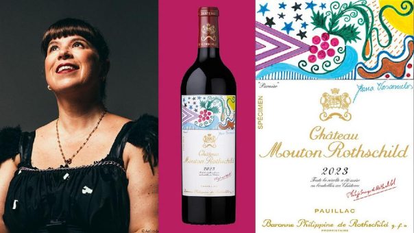 Etikett von portugiesischer Künstlerin Joana Vasconcelos gestaltet