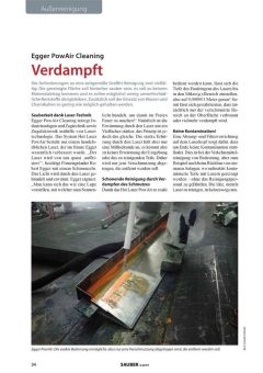 Egger PowAir Cleaning GmbH im Magazin SAUBER – Magazin für Verkehrsmittelreinigung