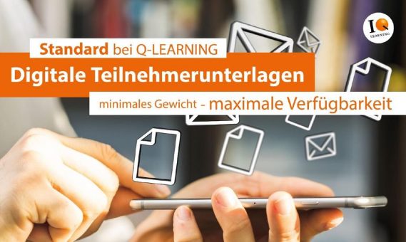 Q-LEARNING setzt Maßstab mit digitalen Unterlagen
