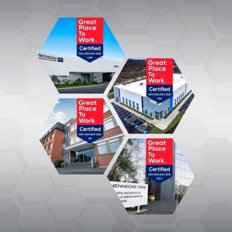 Alle vier Business Units der Hennecke GROUP sind Great Place To Work® zertifiziert