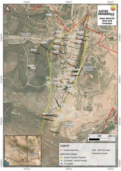 Aztec erweitert Bohrprogramm auf Projekt Tombstone in Arizona