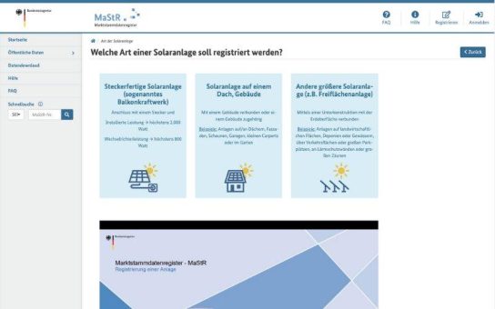 Balkonkraftwerk beim Marktstammdatenregister (MaStR) anmelden: Schritt für Schritt erklärt