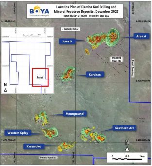 Fortuna erweitert Mineralisierung im südlichen Bogen des Goldprojekt Diamba Sud, Senegal mit Bohrabschnitten von 1,7 g/t Au über 29,6 Meter und 2,0 g/t Au über 20,0 m im Bohrloch DSDD574