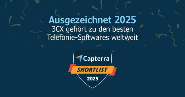 3CX erhält Gartner-Auszeichnung 2025