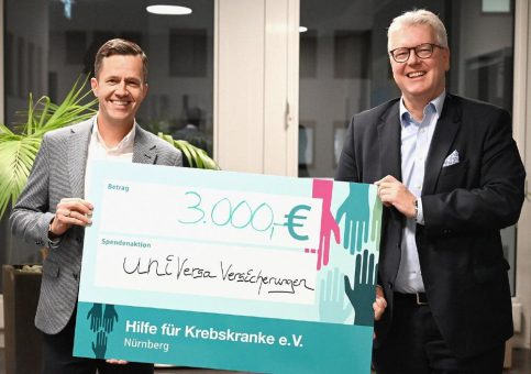 Hilfe für Krebskranke: uniVersa spendet 3.000 Euro
