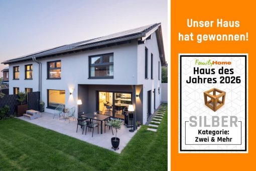 FingerHaus erhält Auszeichnung in der Kategorie „Zwei und Mehr“ beim FamilyHome Award 2026