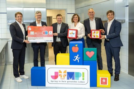 JUMP: Sparkasse spendet 1 Million Euro für Adipositaszentrum für Kinder und Jugendliche am Klinikum Karlsruhe