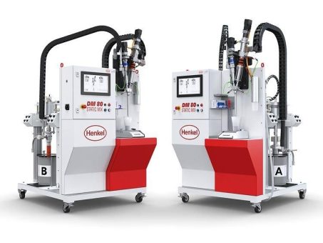 Präzises Dosieren für sicherheitsrelevante Bauteile mit der neuen Sonderhoff Dosiermaschine DM80 Static Mix