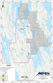 Apex entdeckt mineralisierten Karbonatit auf seinem Projekt Lac Le Moyne, Québec