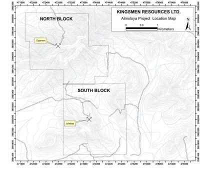 Kingsmen berichtet über hochgradige Goldproben aus dem South Block seines Gold-Silber-Projekts Almoloya in der Bergbauregion Parral in Chihuahua