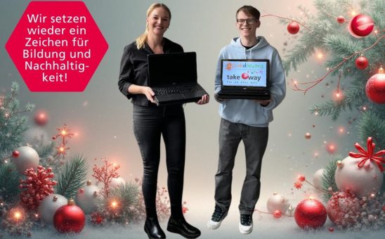 Digitale Bildung stärken und Rohstoffe sparen.