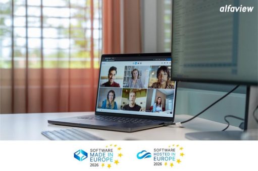 alfaview erhält BITMi-Siegel „Software Made in Europe“ und „Software Hosted in Europe“