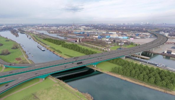 MAX BÖGL baut A59 in Duisburg aus und erneuert A40-Autobahnkreuz