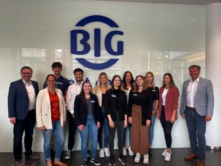 Neun Azubis mit guten Übernahme-Chancen starten Karriere bei BIG direkt gesund