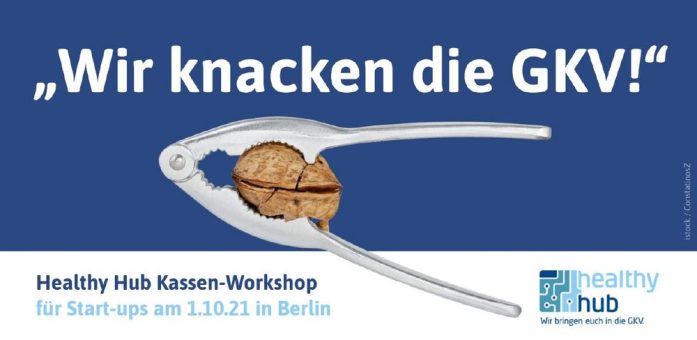 Gamechanger zugunsten digitaler Gesundheit gesucht: Krankenkassenworkshop für Start-ups am 01.10.2021 in Berlin