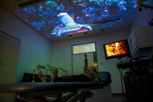 Ablenkung, wenn es piekt