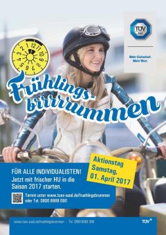 TÜV SÜD: Plakette checken zum Saisonauftakt