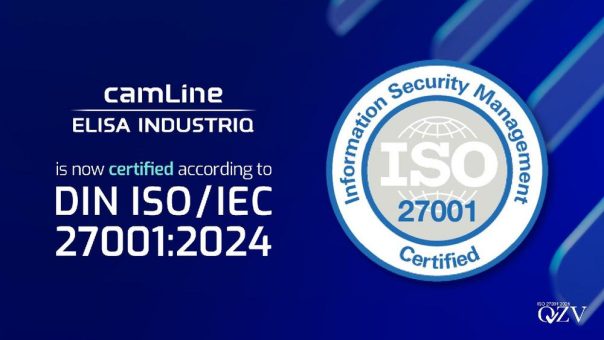 camLine erhält ISO 27001-Zertifizierung