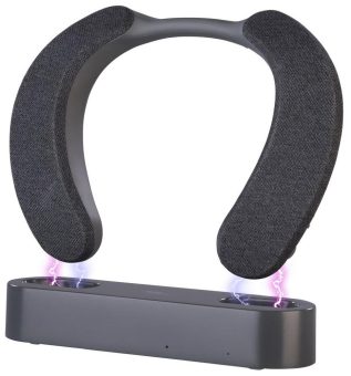 auvisio Digitaler Funk-TV-Hörverstärker und Nackenlautsprecher KH-530, 3 Profile, DSP