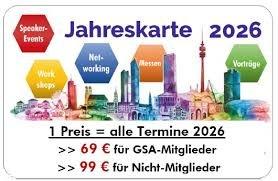 Erfolg beginnt im Netzwerk: Die Jahreskarte 2026 der GSA Regionalgruppe München